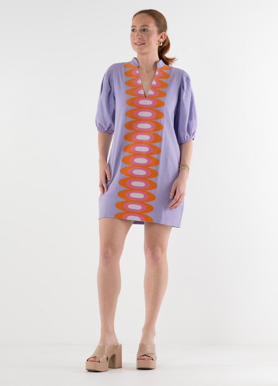 NEW EMILY MCCARTHY hampton mini dress in lavender